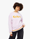 Kickers® Womens Logo Sweatshirt - Pink/Rust