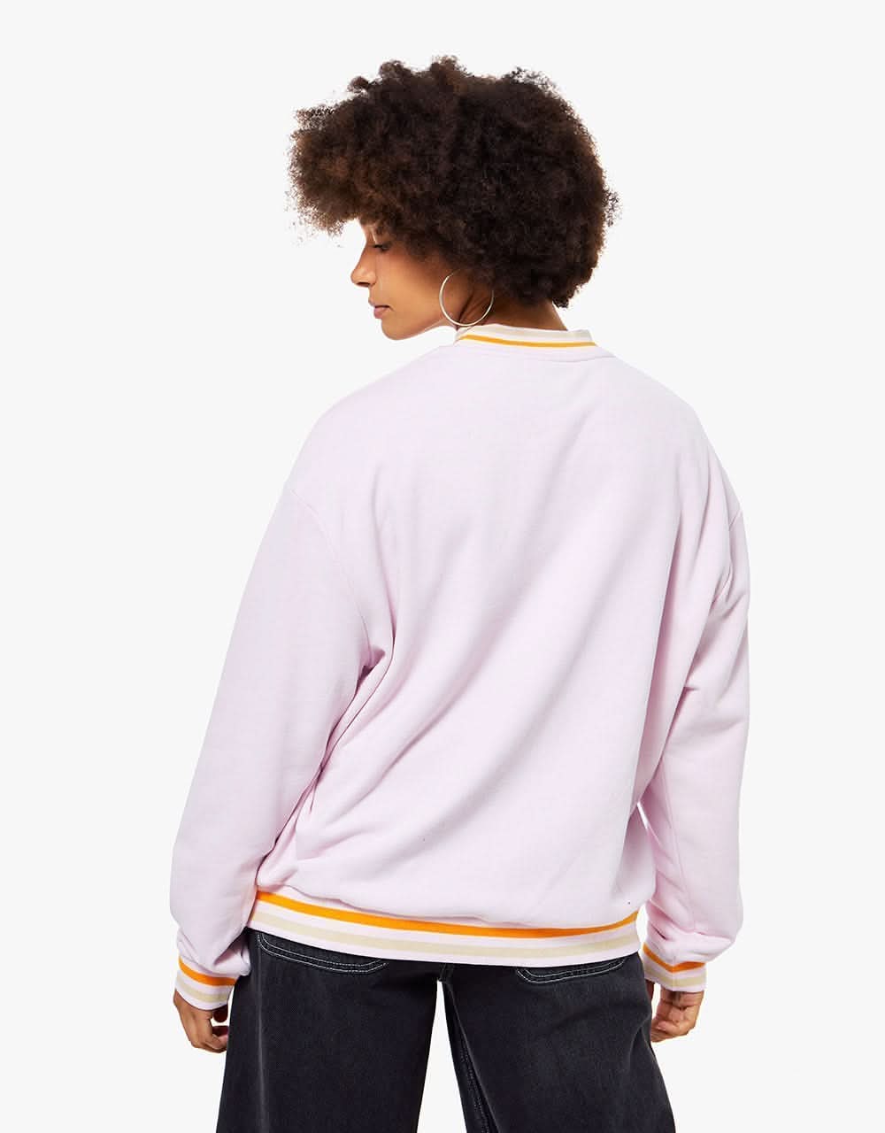 Kickers® Womens Logo Sweatshirt - Pink/Rust