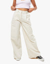 Kickers® Womens Tailored Drill Trousers - Ecru