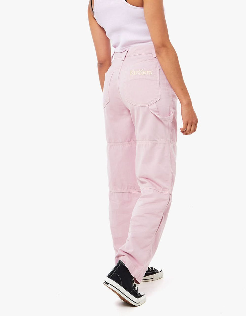 Utility Pockets To Side Elastic Hem Cargo Trousers