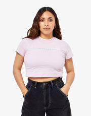 Kickers® Womens Cropped T-Shirt - Pink