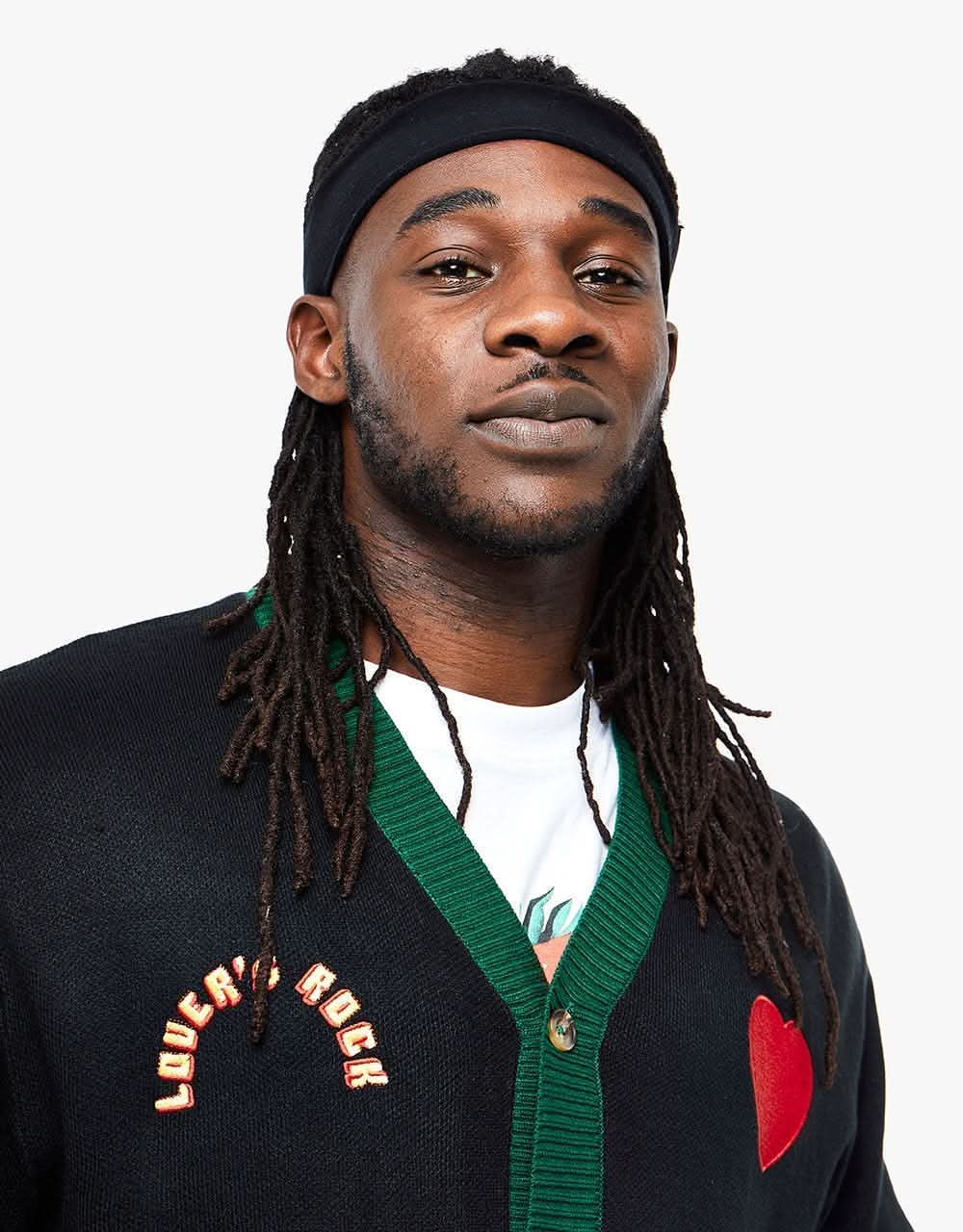 Butter Goods Lovers Rock Knit Cardigan Black/Green