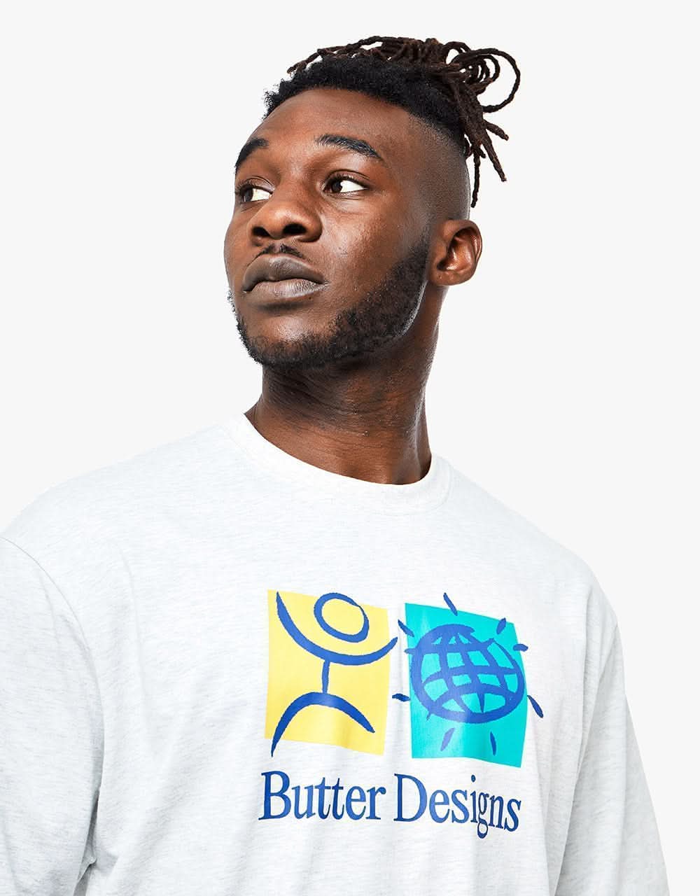 Butter Goods Discovery T-Shirt - Ash Grey