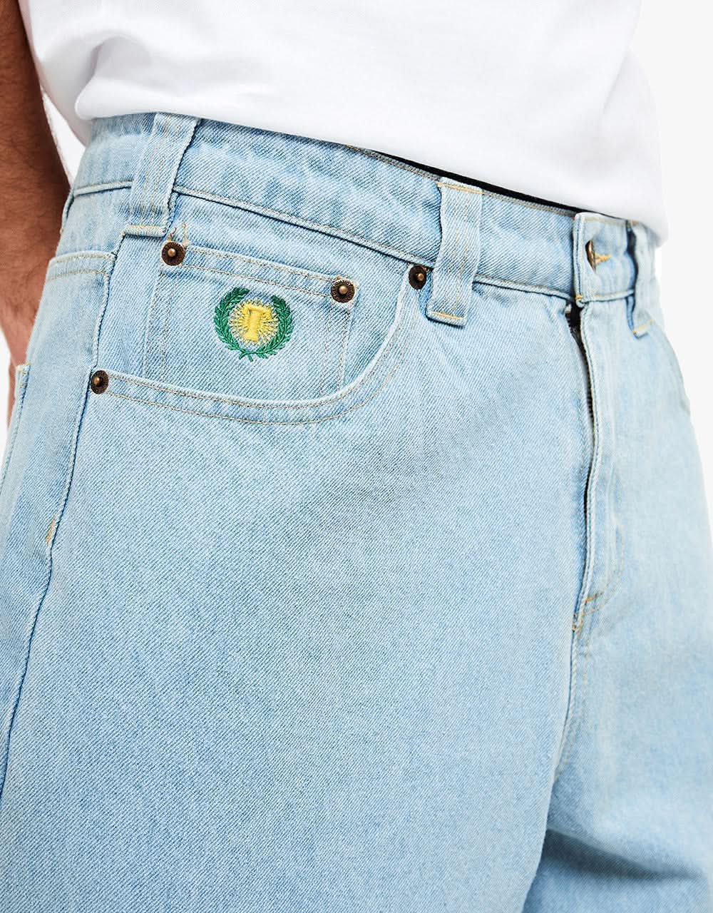 Theories of Atlantis Plaza Jeans - Lightwash Blue