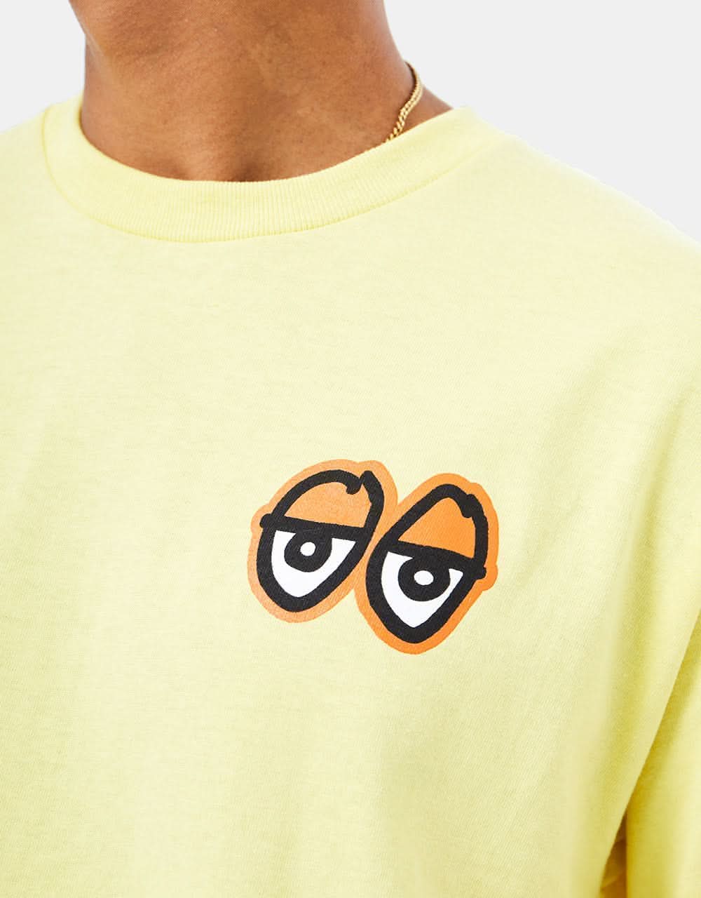 Krooked Strait Eyes T-Shirt - Banana/Orange