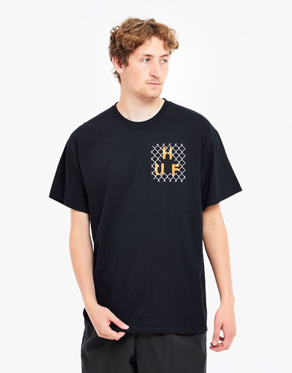 HUF Trespass Triangle T-Shirt - Black