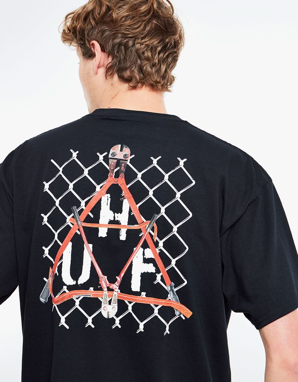 HUF Trespass Triangle T-Shirt - Black