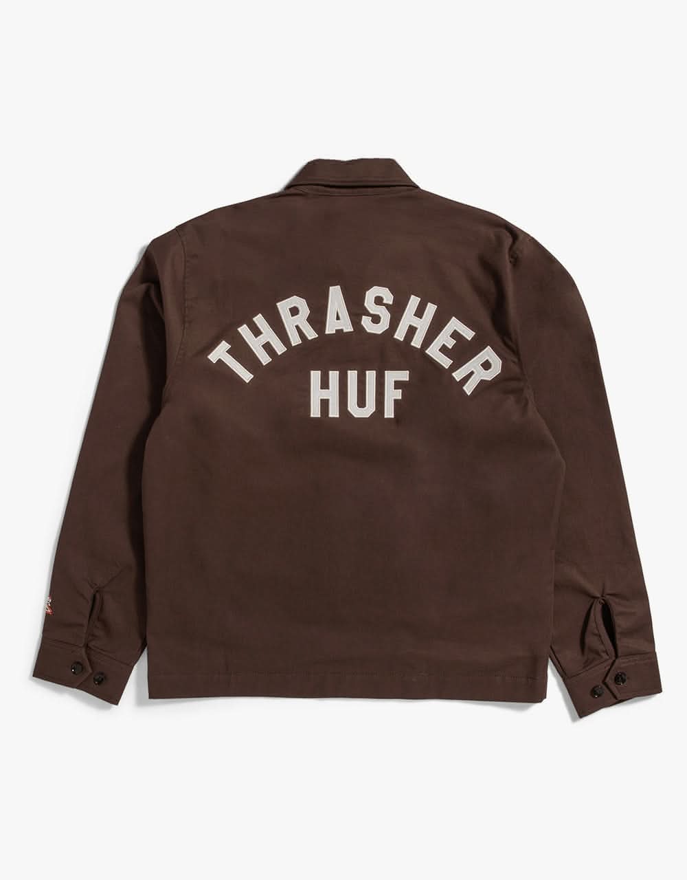 HUF x Thrasher Field Crew Jacket - Chocolate