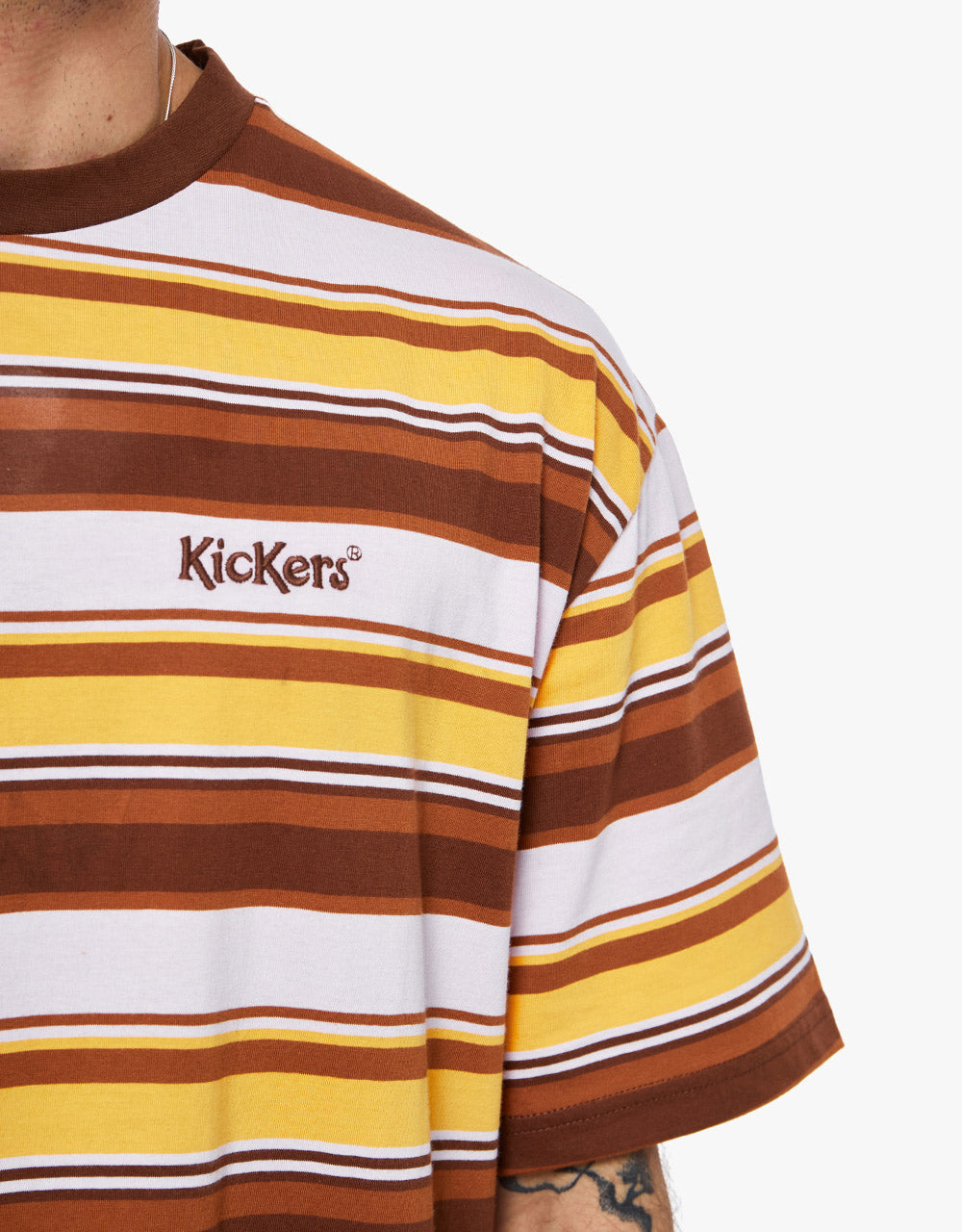 Kickers® Multi Stripes Logo T-Shirt - Multi