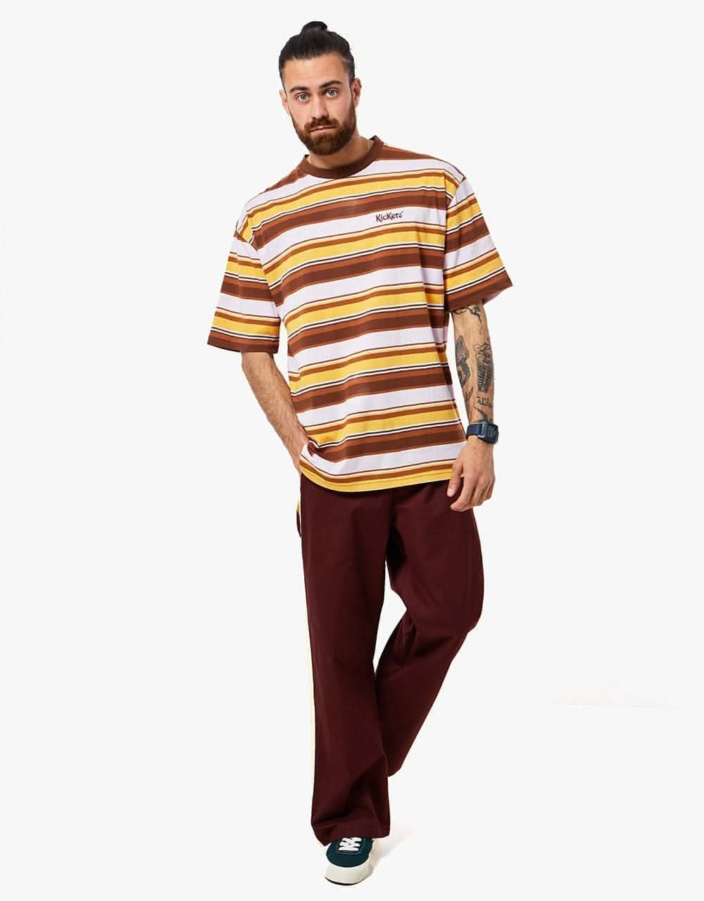 Kickers® Multi Stripes Logo T-Shirt - Multi