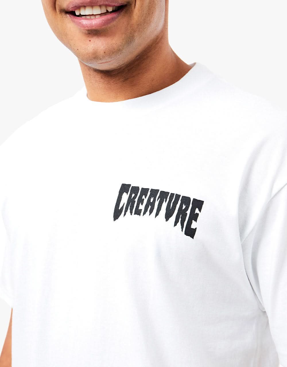 Creature Cursed Hand T-Shirt - White