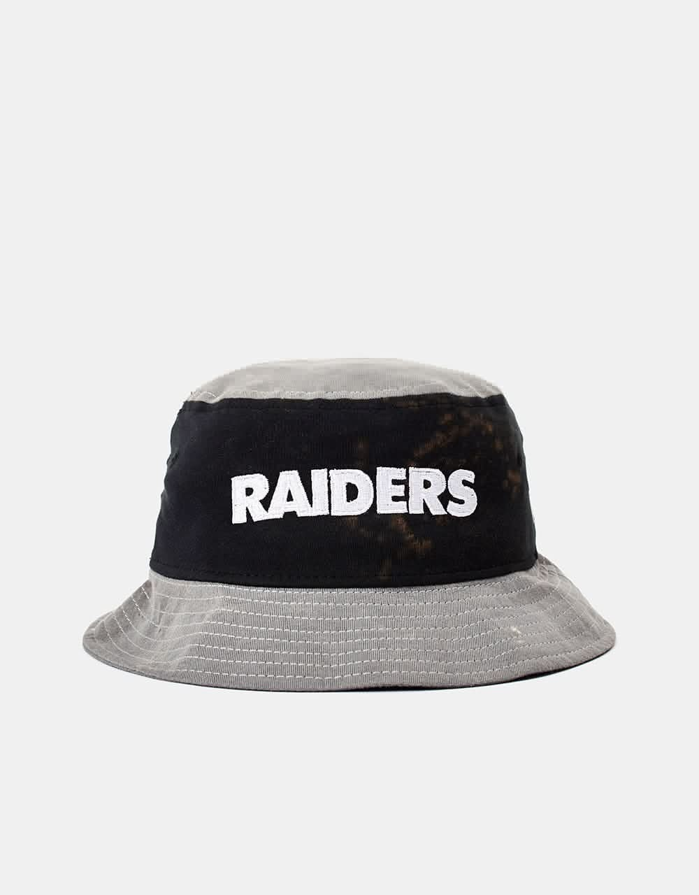 New Era NFL Las Vegas Raiders Washed Tapered Bucket - Black