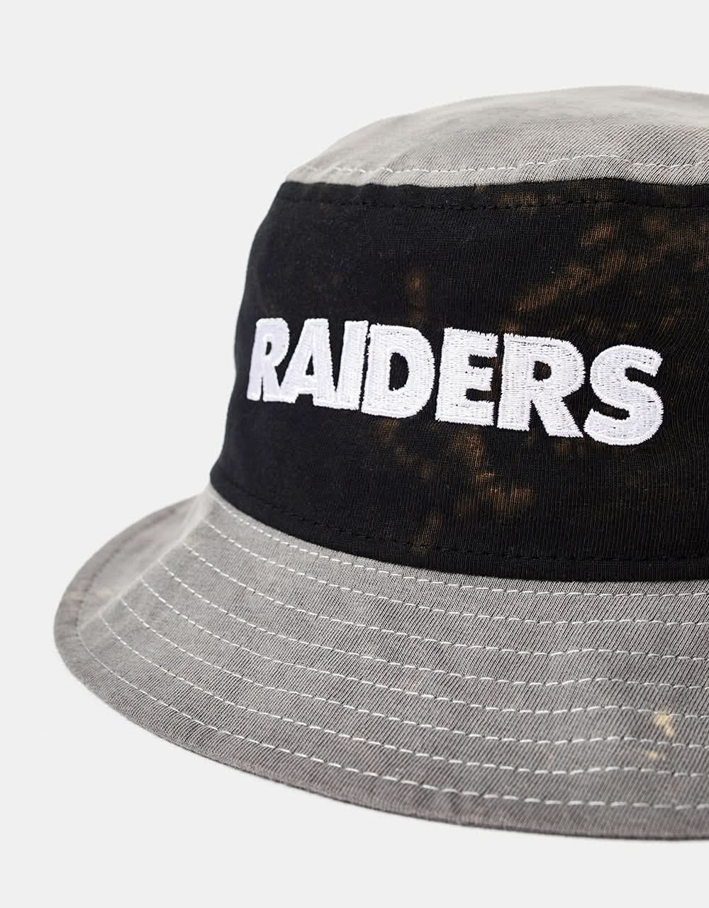 New Era NFL Las Vegas Raiders Washed Tapered Bucket - Black