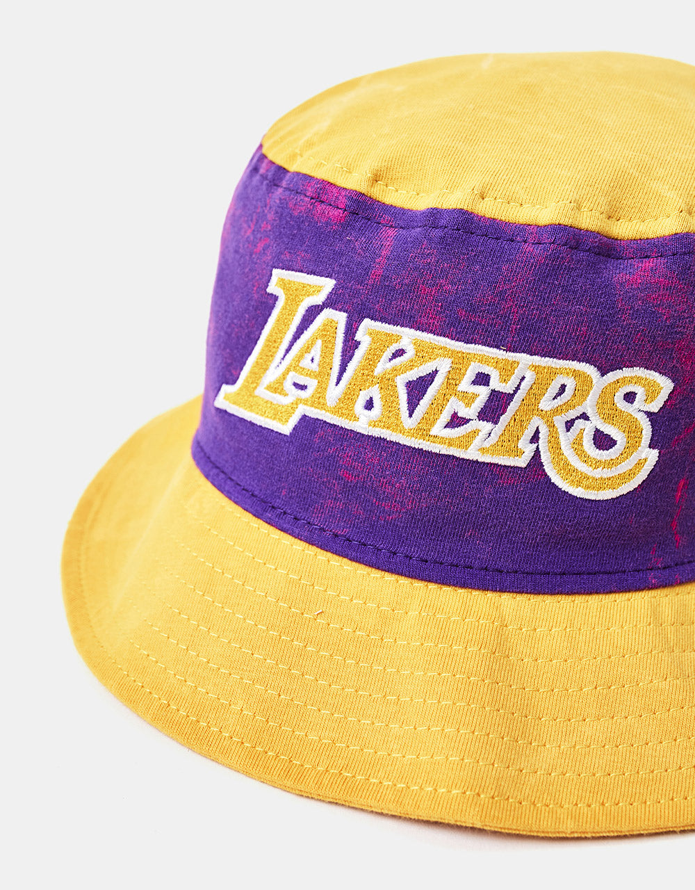 New Era NBA LA Lakers Washed Tapered Bucket - Purple