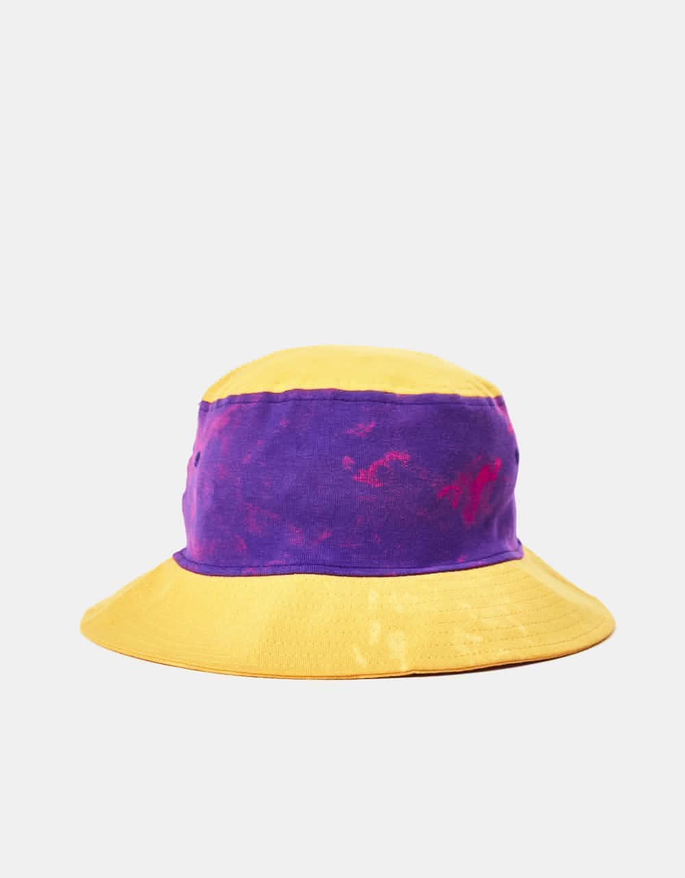 New Era NBA LA Lakers Washed Tapered Bucket - Purple