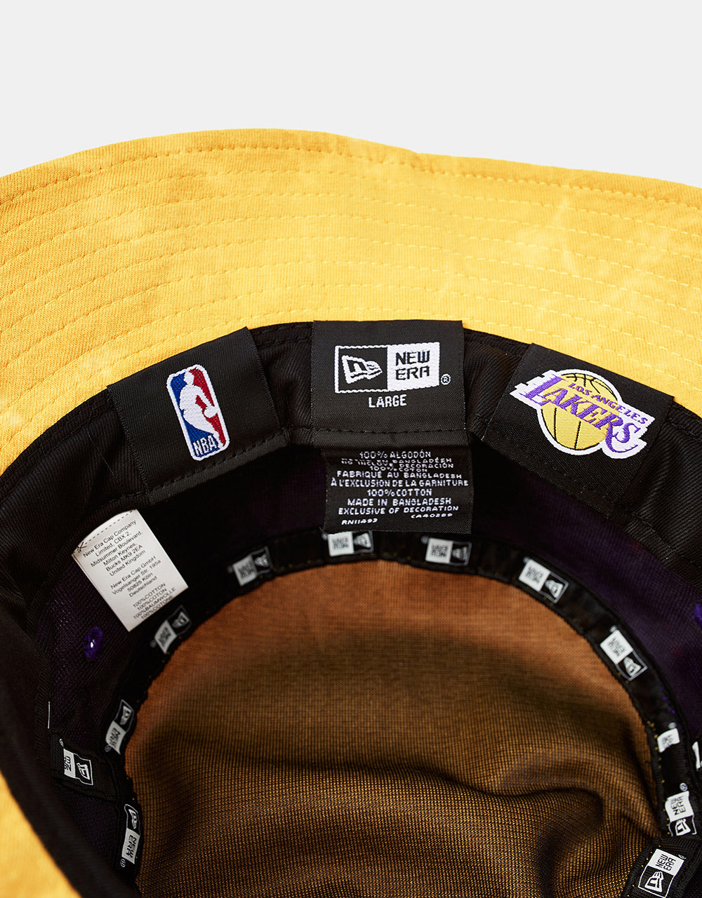 New Era NBA LA Lakers Washed Tapered Bucket - Purple