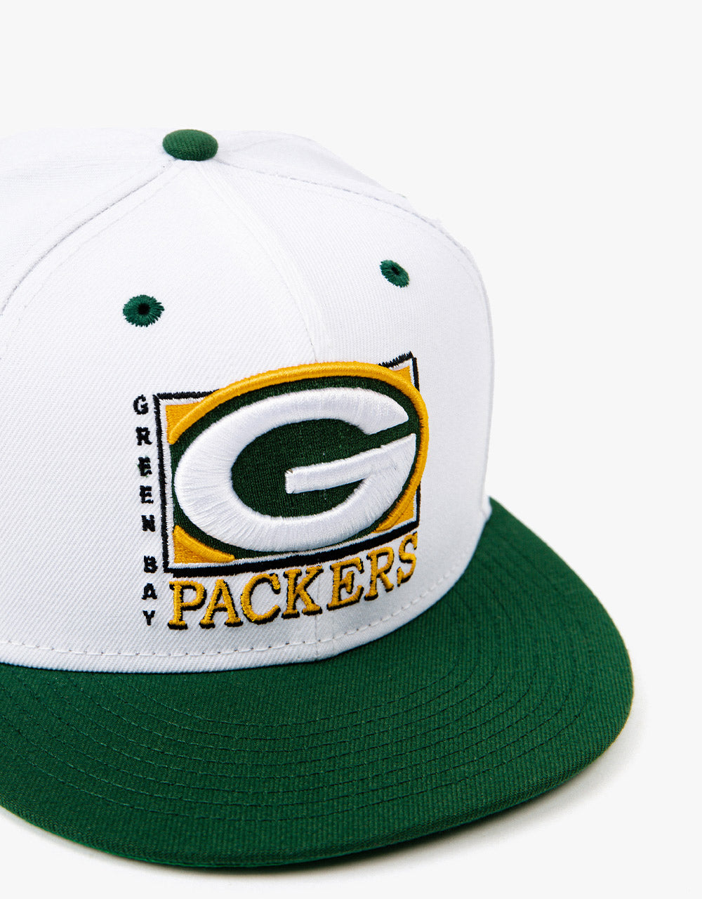 New Era 9Fifty NFL Green Bay Packers White Crown Cap - OTC