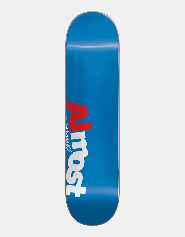 Almost Most Blue Skateboard Deck - 8.25"