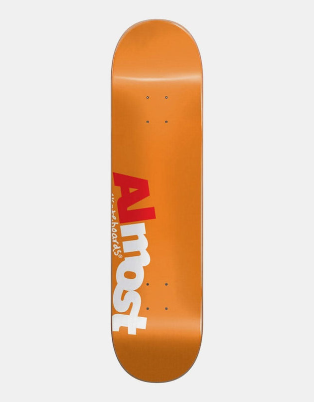 Almost Most Orange Skateboard Deck - 8"