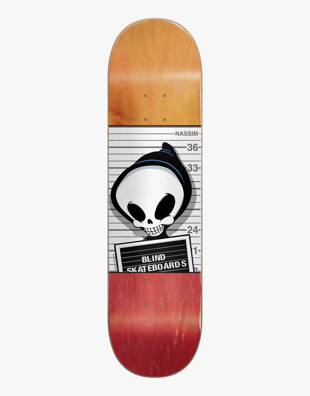 Blind Nassim Reaper Mug Shot R7 Skateboard Deck - 8.125"