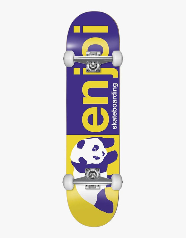 Enjoi Half and Half Purple Complete Skateboard - 8"