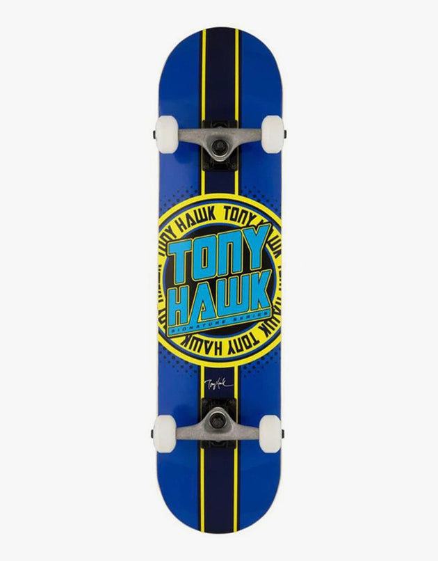 Tony Hawk 180+ Badge Logo Complete Skateboard - 7.5"