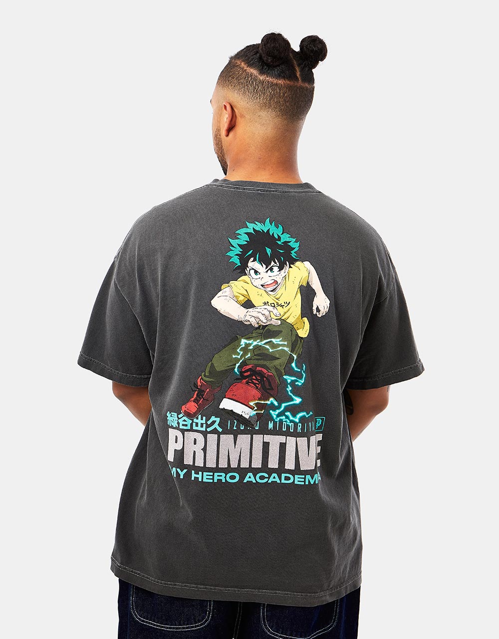 Primitive x My Hero Academia Full Cowl T-Shirt - Black
