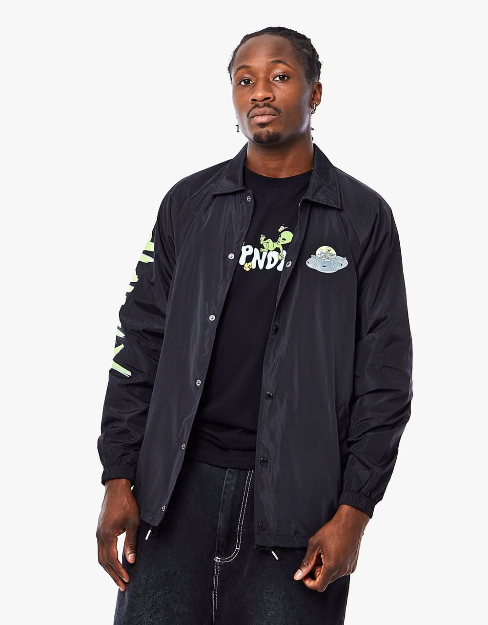 RIPNDIP Abduction Coaches Jacket - Black