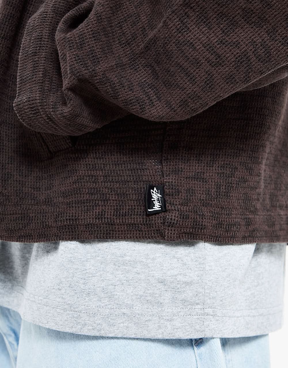 Stüssy Leopard Mesh Zip Jacket - Brown