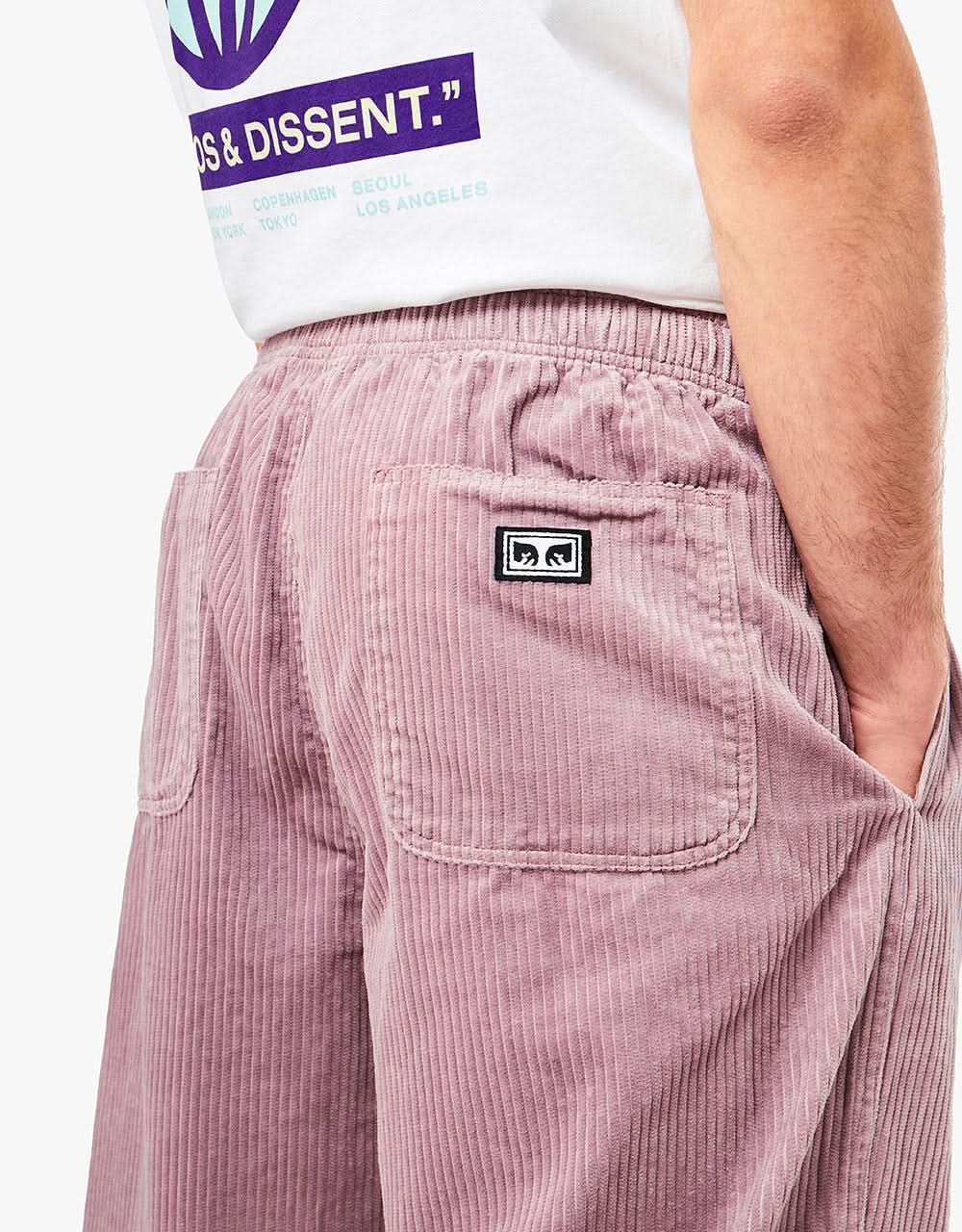 Obey Easy Cord Pant - Lilac Chalk