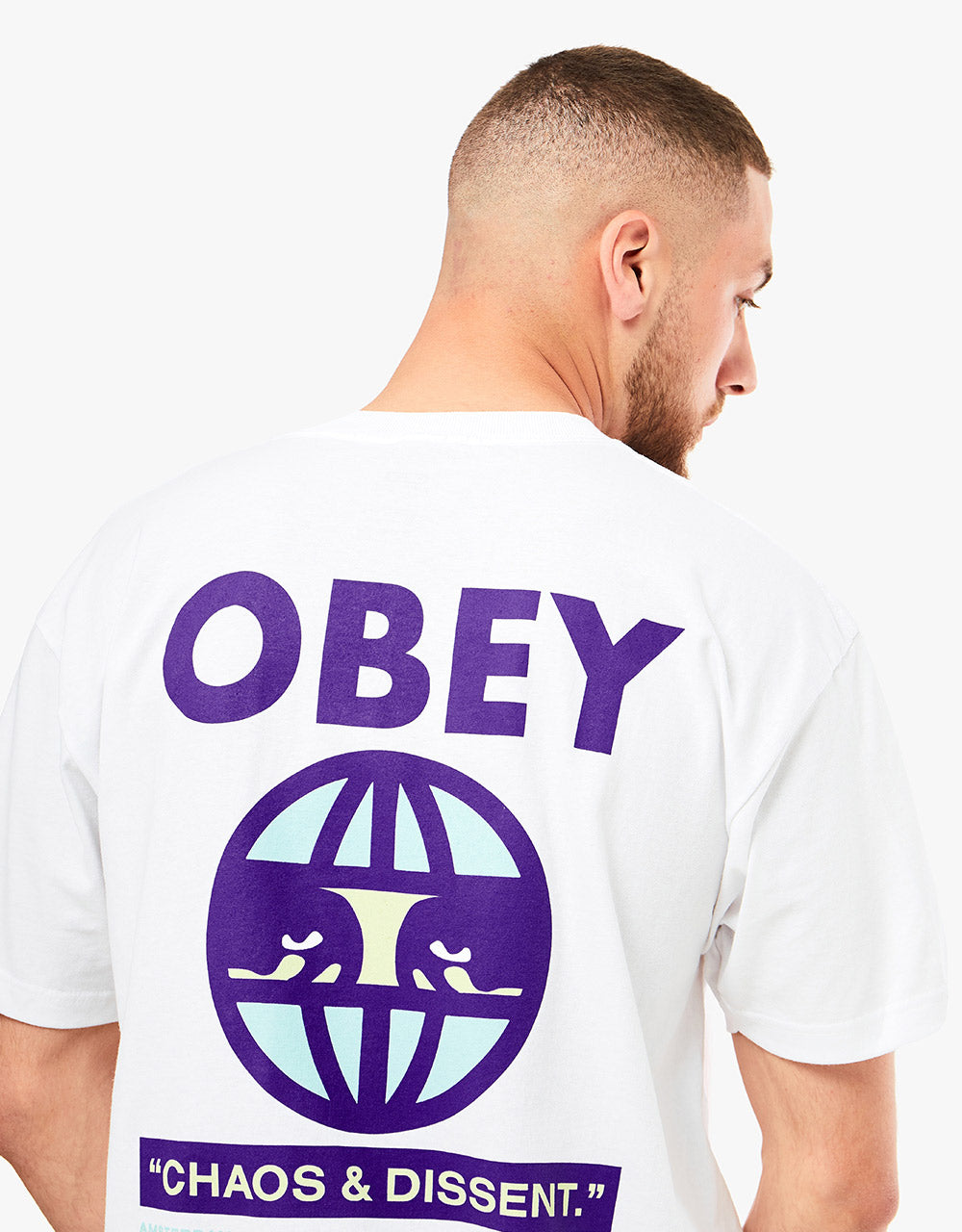Obey Global Eyes T-Shirt - White