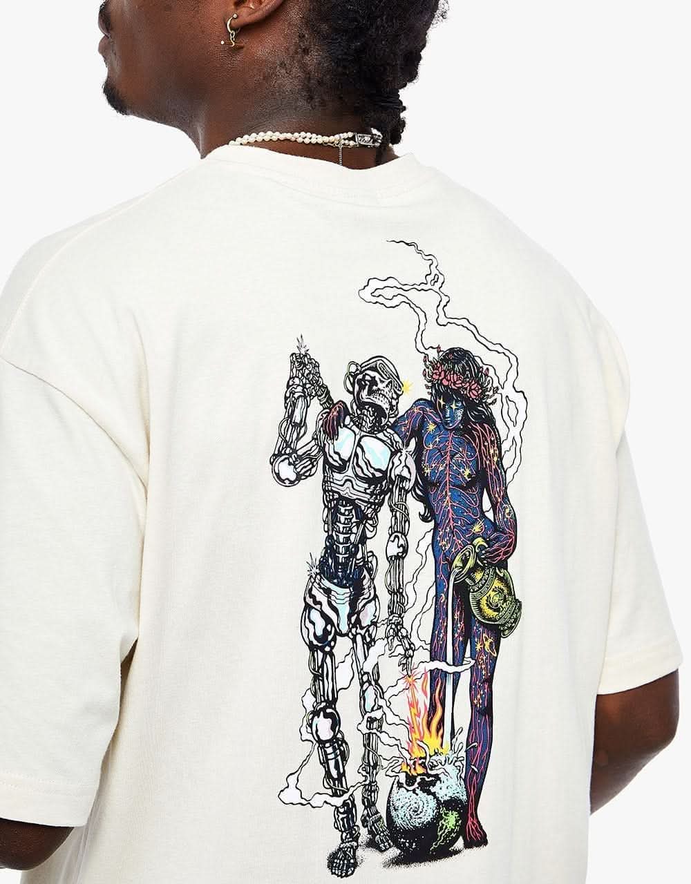 Santa Cruz Wooten Duo T-Shirt - Off White