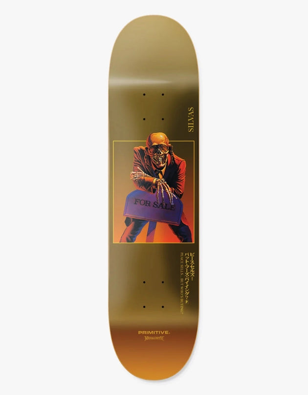Primitive x Megadeth Silvas Peace Sells Skateboard Deck - 8.125"