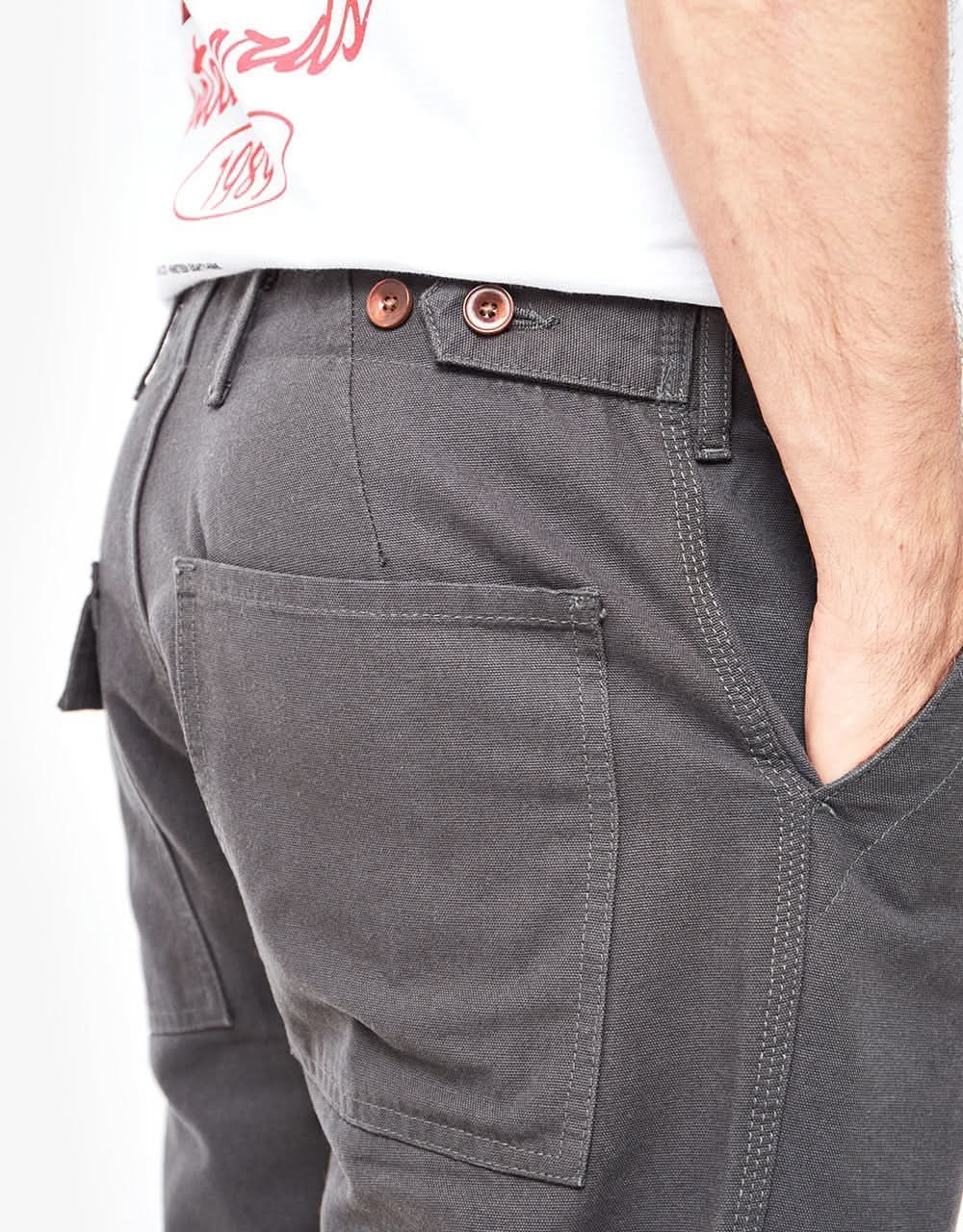 Uskees Lot #5005 Workwear Pant - Faded Black