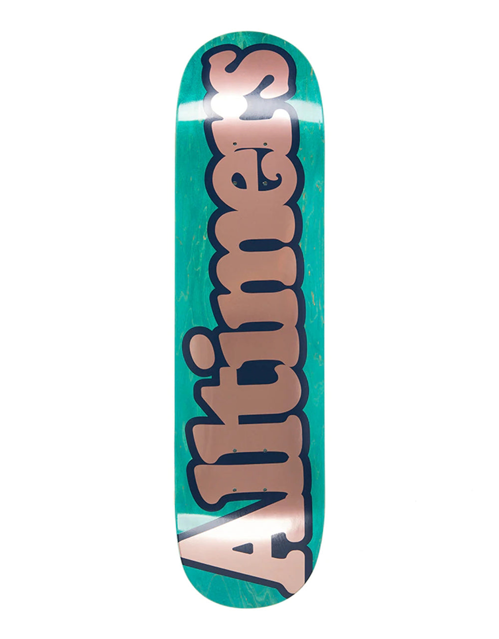 Alltimers Broadway Foil Logo Skateboard Deck - 8.1"