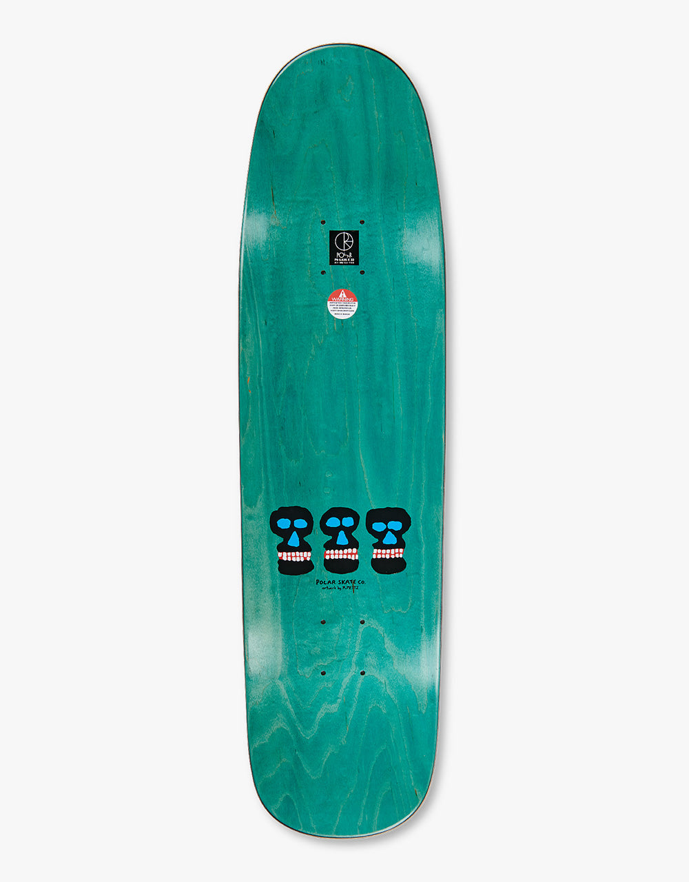 Polar Rozenberg World Domination Skateboard Deck - P9 Shape 8.625"