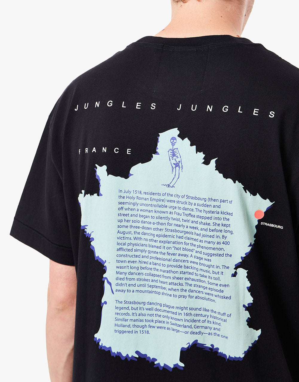 Jungles Jungles Off Beat Strasbourg T-Shirt - Black