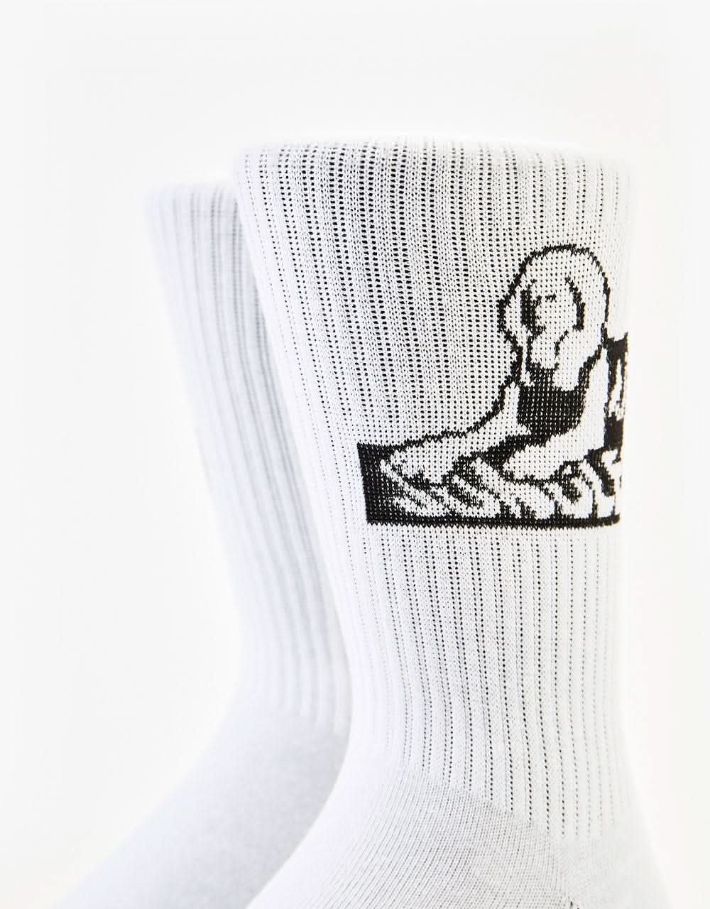 Jungles Jungles Sphinx Logo Socks - White