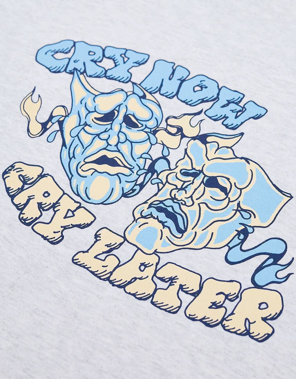 Playdude Cry Now T-Shirt - Ash