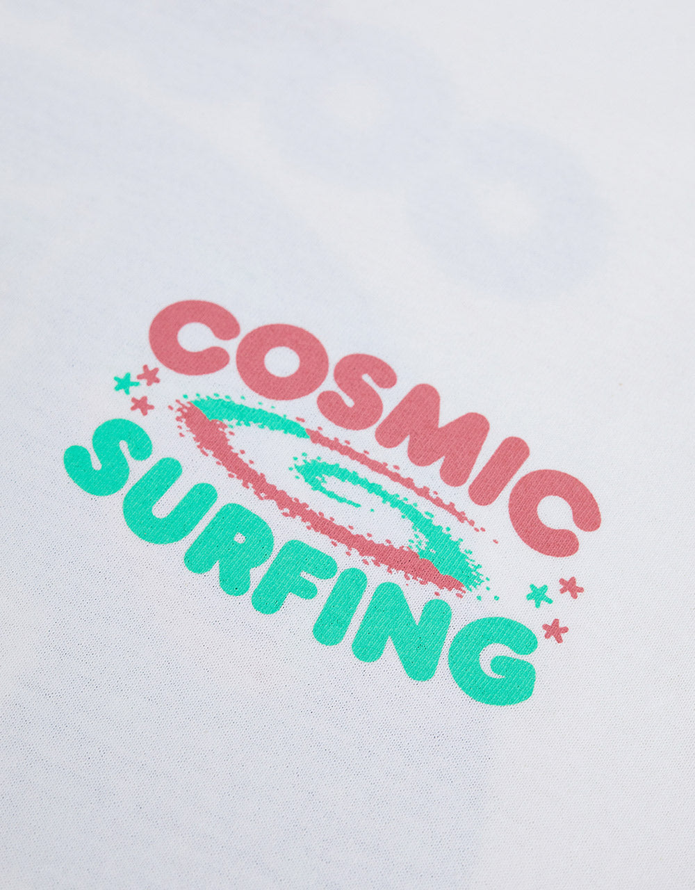 Playdude Cosmic Surfing T-Shirt - White