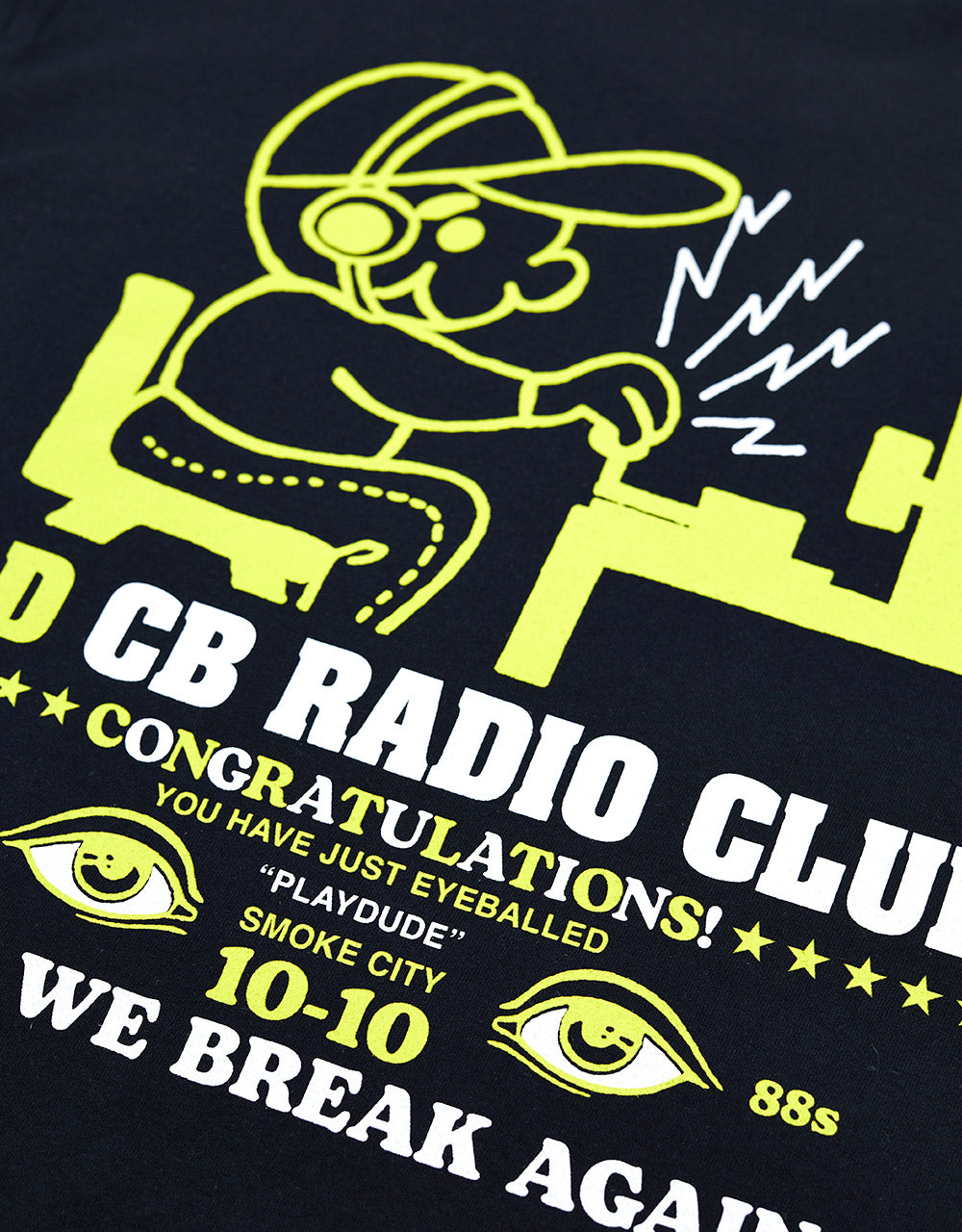 Playdude Radio Club T-Shirt - Black