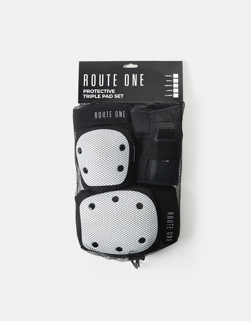 Route One Triple Pad Set - Black/White