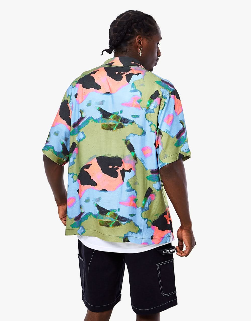 Welcome Impression Rayon Shirt - Olive