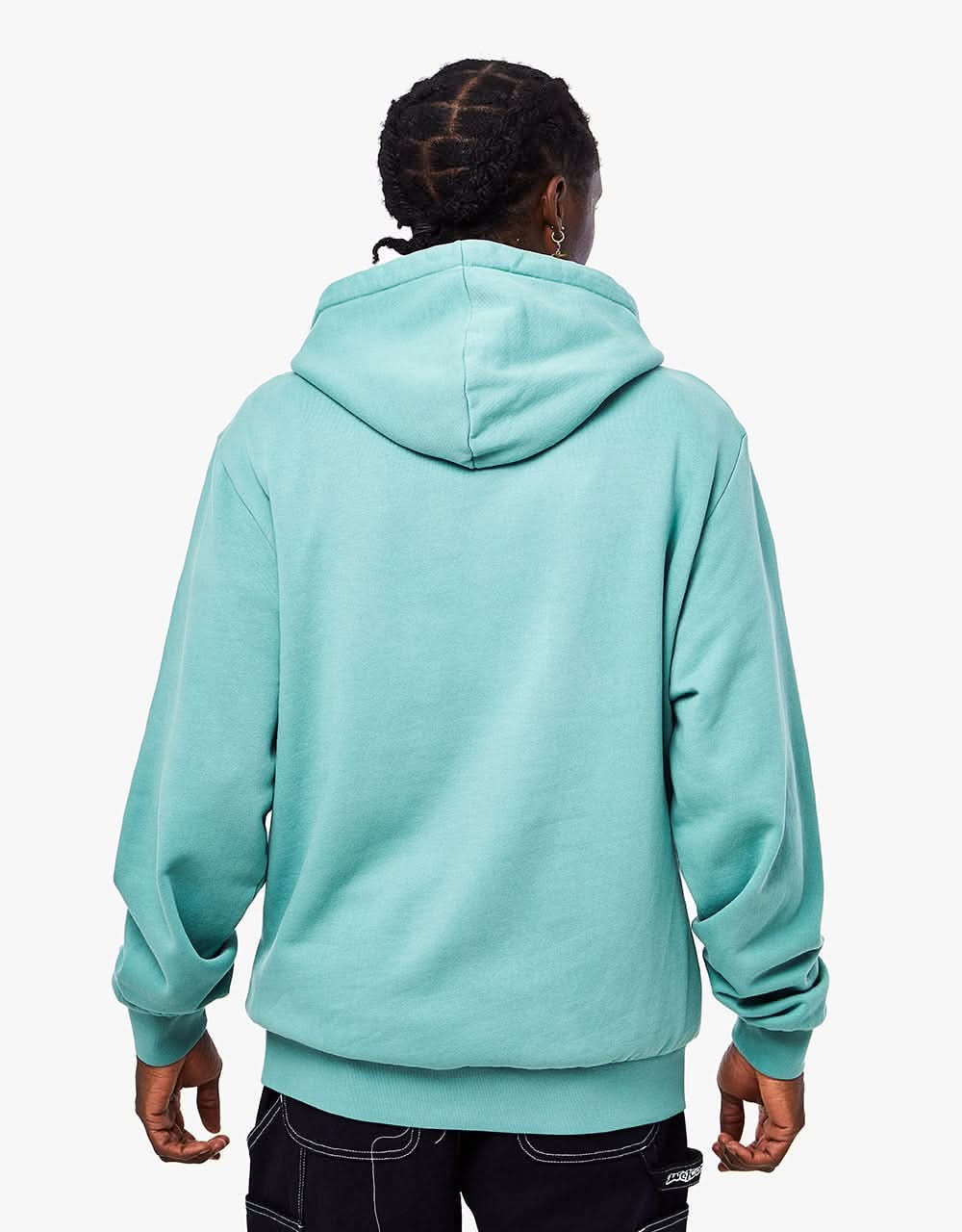 Welcome Burst Garment-Dyed Pullover Hoodie - Petrol
