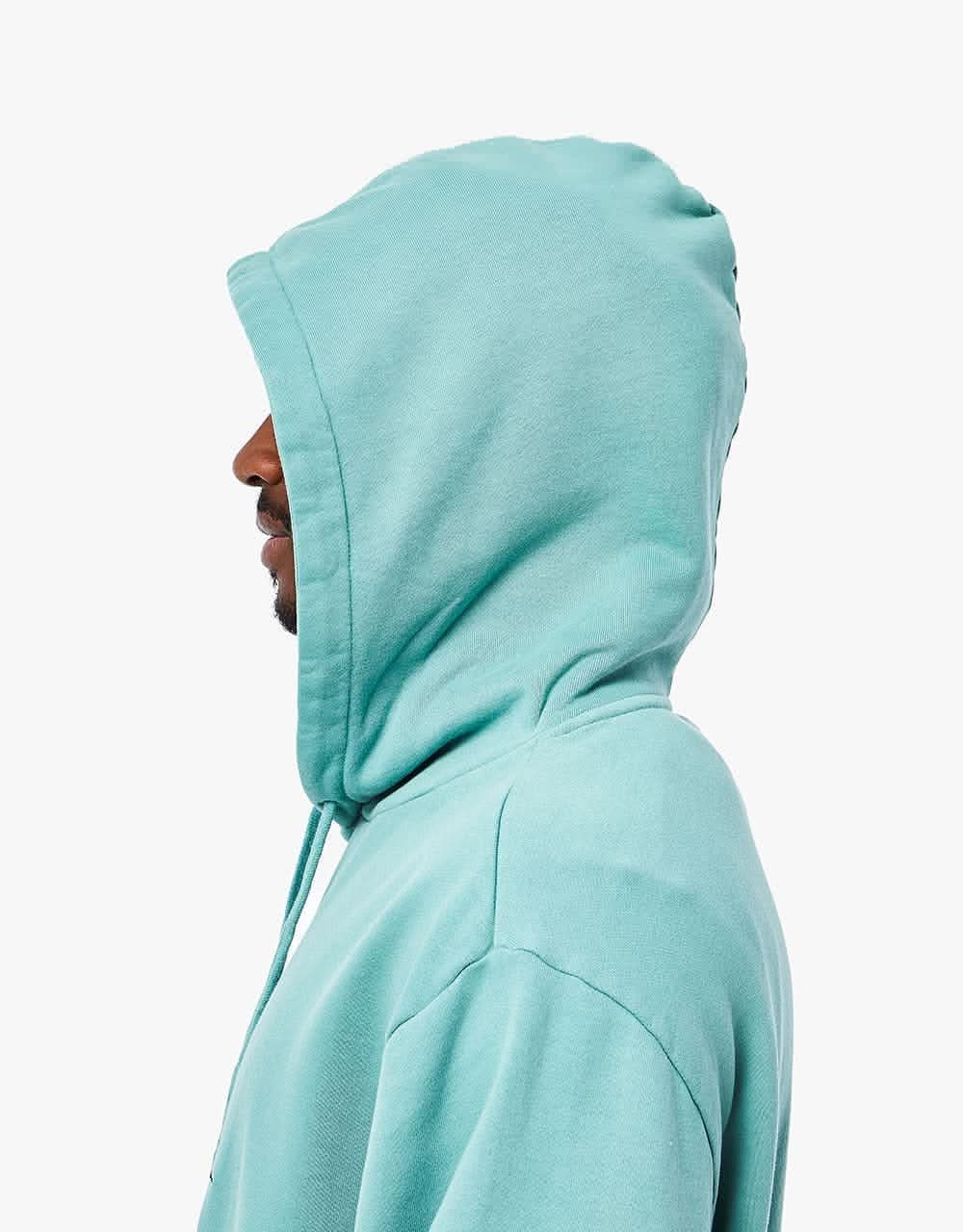 Welcome Burst Garment-Dyed Pullover Hoodie - Petrol