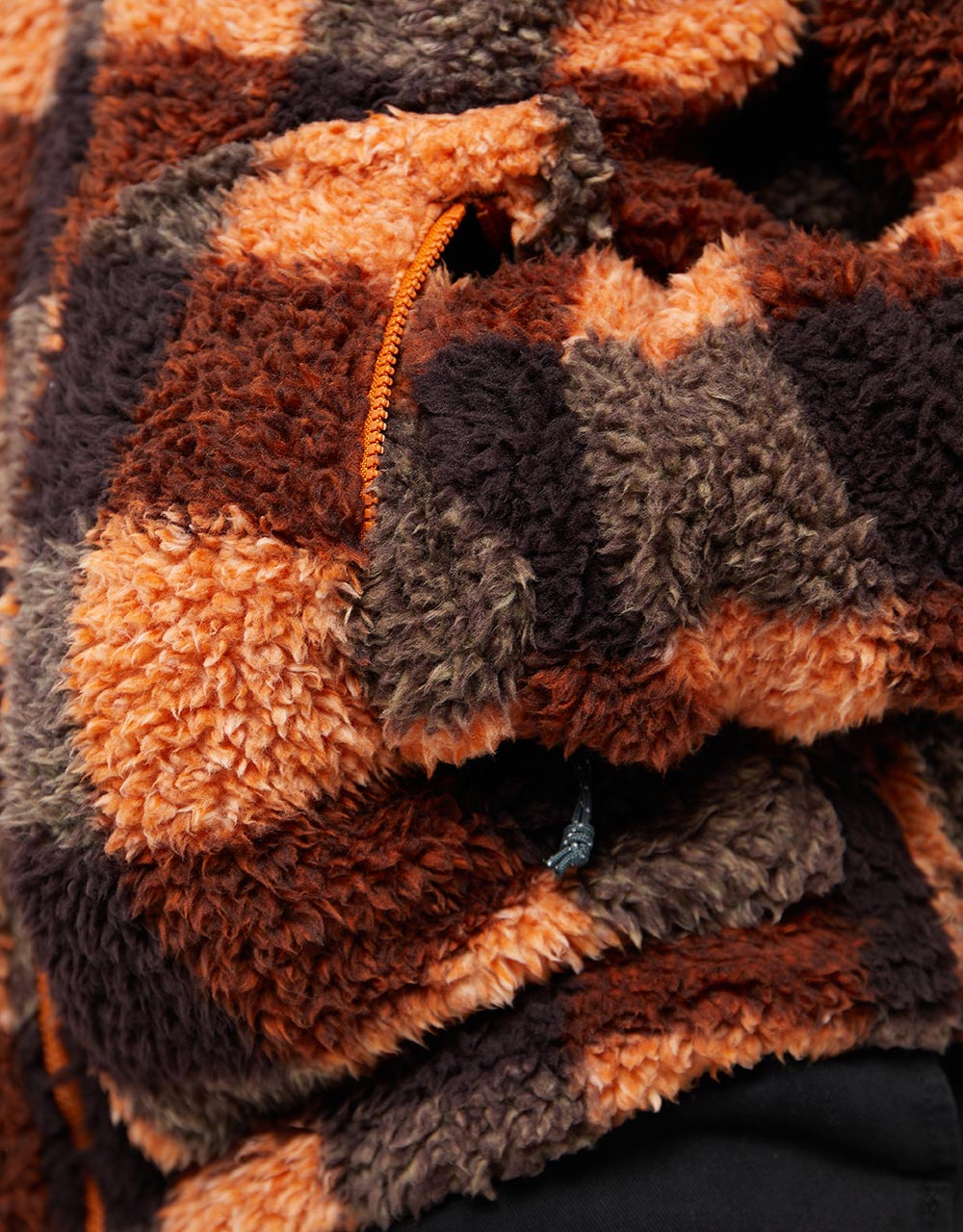 Columbia Womens Winter Pass™ Sherpa FZ Fleece - Warm Copper/Check Multi