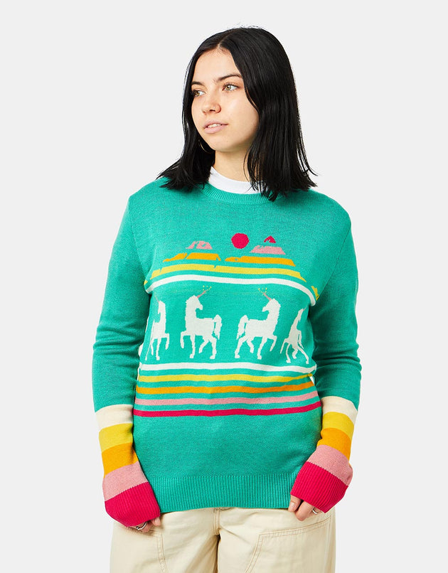 KAVU Womens Hillrose Sweater - Unicorn