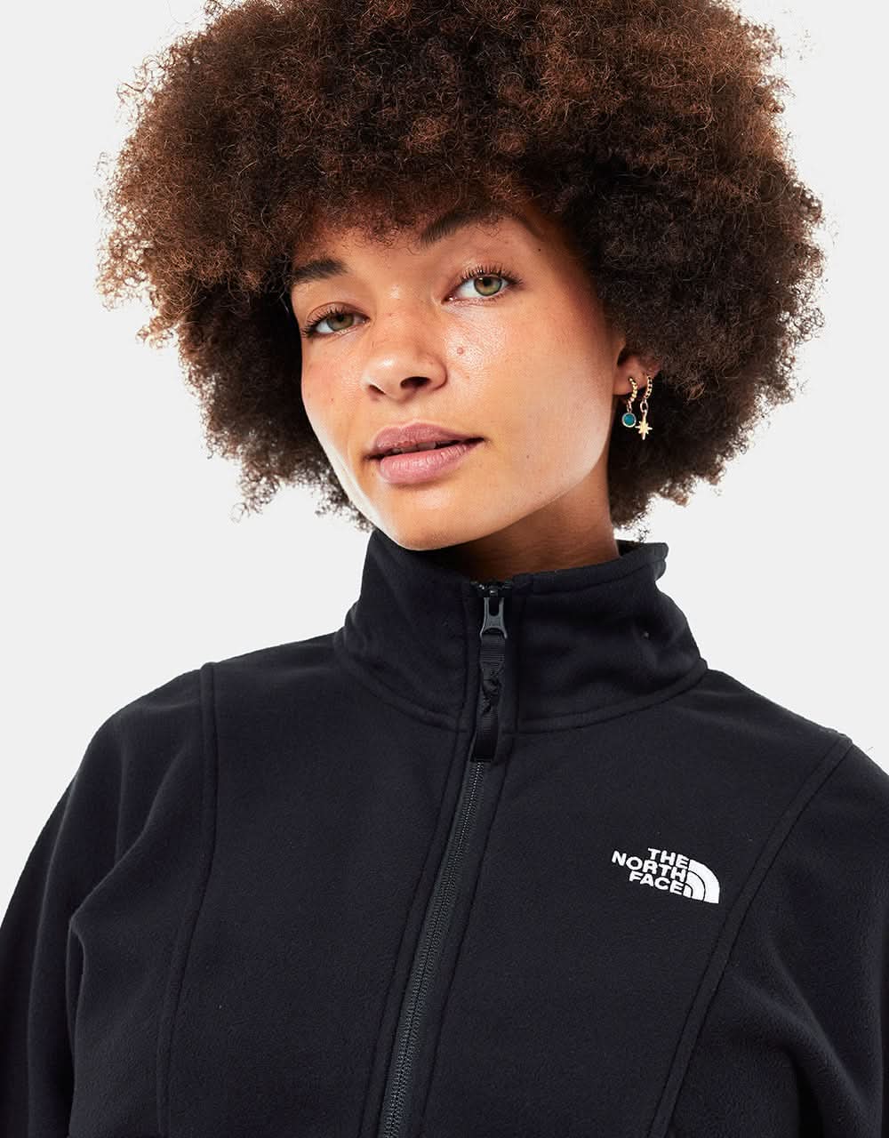 The North Face Womens TKA Attitude 1/4 Zip Fleece - TNF Black
