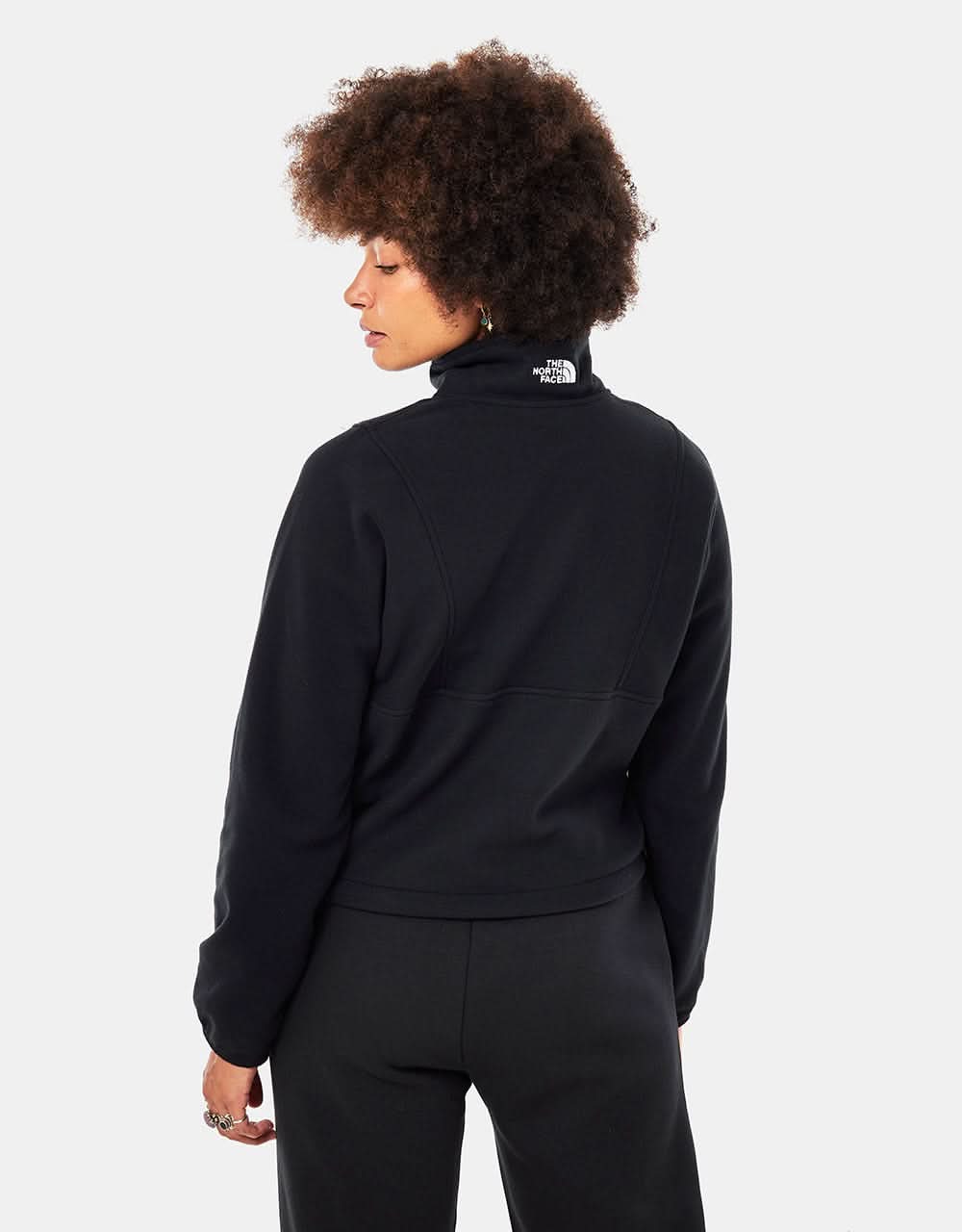 The North Face Womens TKA Attitude 1/4 Zip Fleece - TNF Black