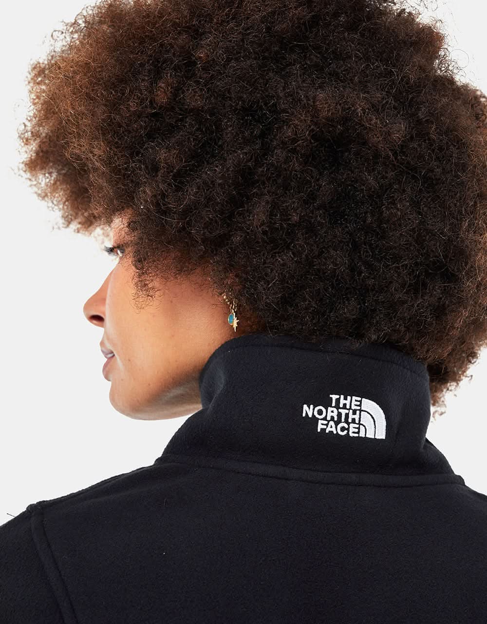 The North Face Womens TKA Attitude 1/4 Zip Fleece - TNF Black